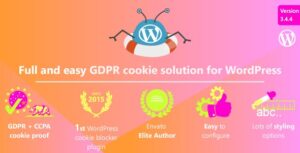 Complete GDPR / AVG / CCPA Cookie Compliance WordPress plugin – WeePie Cookie Allow WordPress plugin