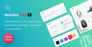 Reactive Search Pro – Advanced WordPress Search & Filter Plugin with Map Grid WordPress plugin