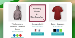 WooCommerce Color or Image Variation Swatches WordPress plugin