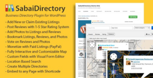 Sabai Directory – Business directory plugin for WordPress WordPress plugin