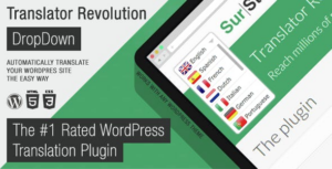Ajax Translator Revolution DropDown WP Plugin WordPress plugin
