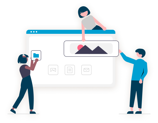 Custom WordPress theme illustration